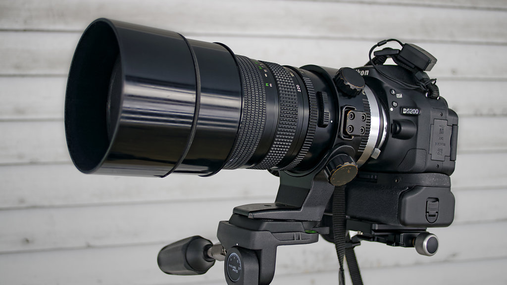 Adapted Bronica 100-220mm f/4.8 PE Aspherical IF on a Nikon D5200 [ Konica AR 50mm f/1.7 @ f/11 ]