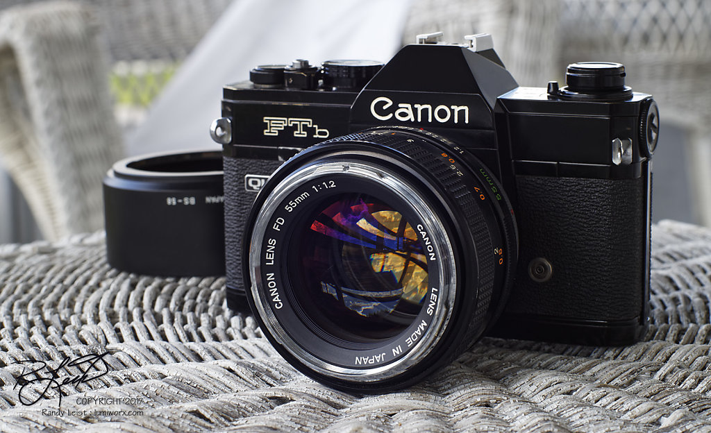 Canon FTb-QL v1 w/ Canon FD 55mm 1.2