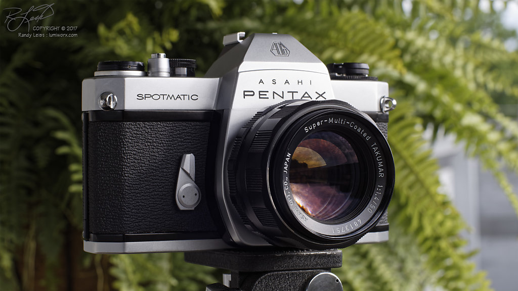 Spotmatic SPII, w/ Pentax Super-Multi-Coated Takumar 50mm f/1.4