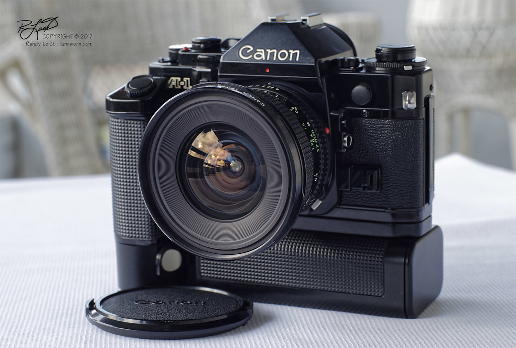 Canon A-1 w/ Canon FDn 17mm f/4