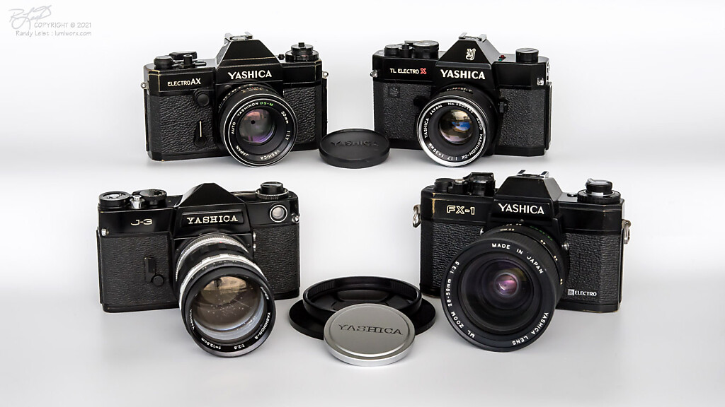 'Black Paint' Yashica SLR's